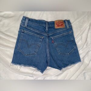 Levi's High Rise Jean Shorts